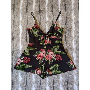 BRAVE SOUL LONDON Tropical Patterned Romper